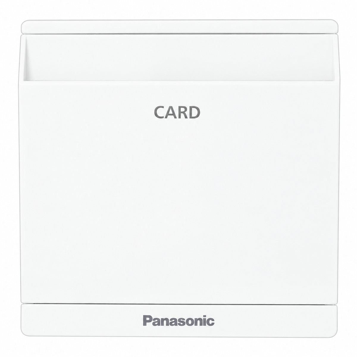 Công tắc thẻ - Không có đèn báo Moderva Panasonic trên nền trắng, ảnh sản phẩm chính diện