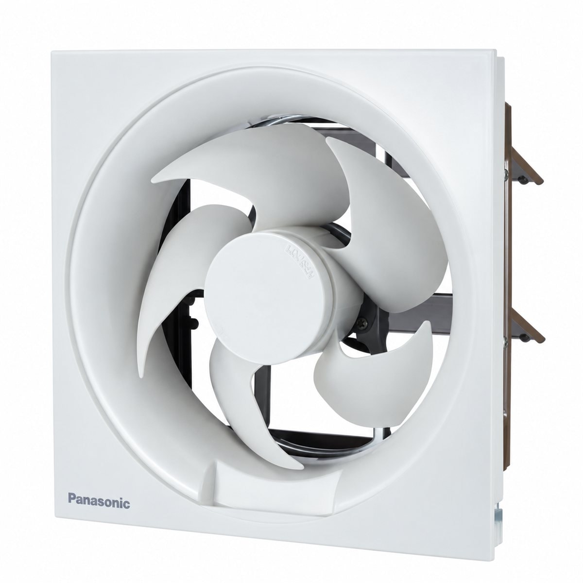 Quạt hút gắn tường 1 chiều, không màn che Panasonic trên nền trắng, ảnh sản phẩm chính diện