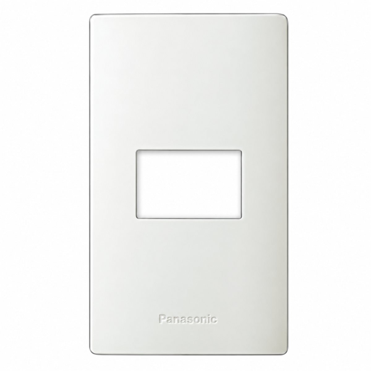 Mặt dùng cho 1 thiết bị Halumie Panasonic trên nền trắng, ảnh sản phẩm chính diện