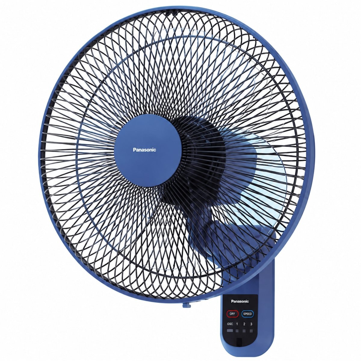 Quạt treo tường F-409M Panasonic trên nền trắng, ảnh sản phẩm chính diện