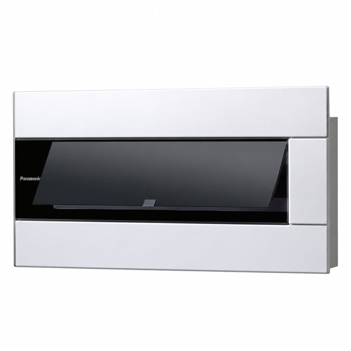 Tủ điện âm tường Level Art Panasonic trên nền trắng, ảnh sản phẩm chính diện