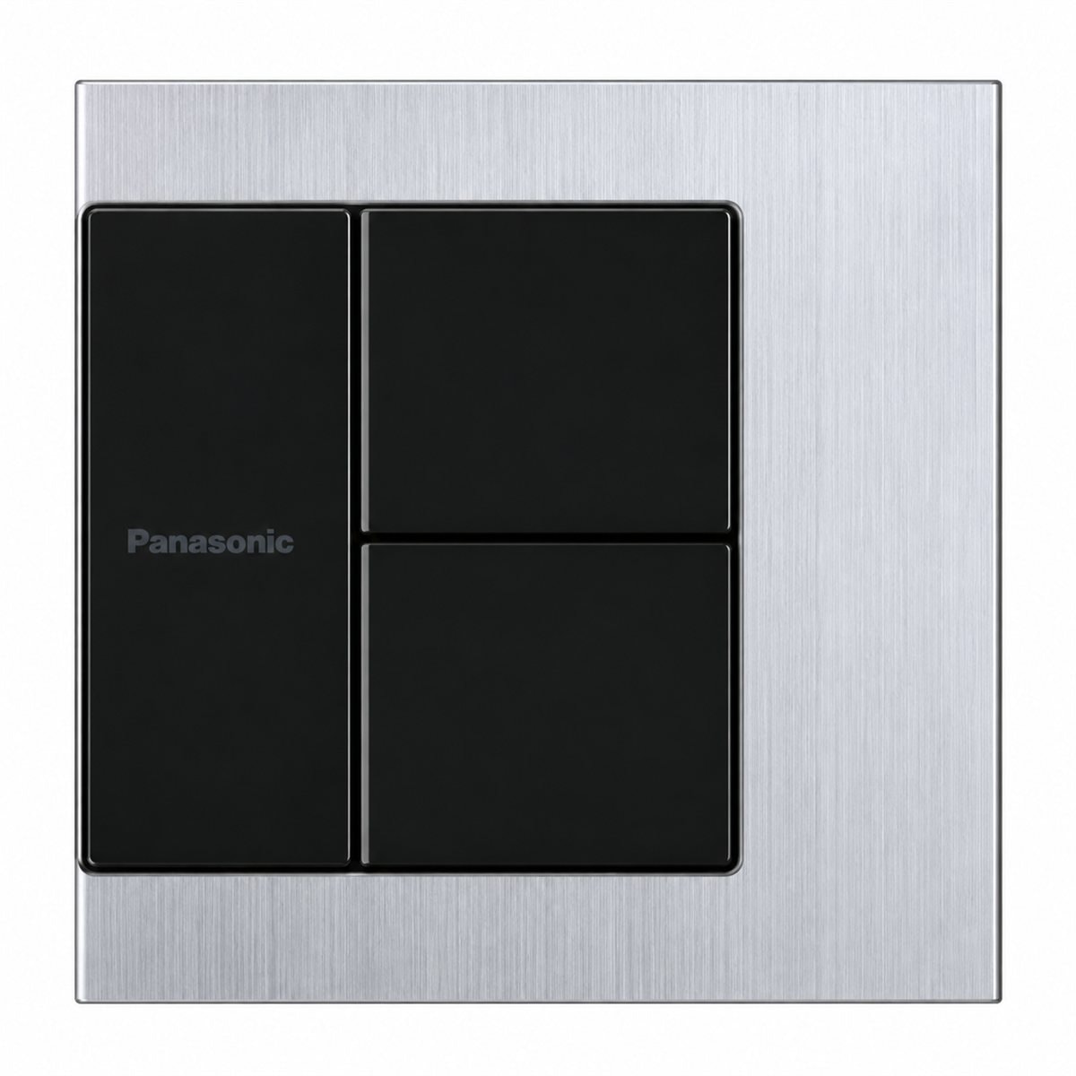 Mặt đứng 3 thiết bị chuẩn A Gen-X Panasonic trên nền trắng, ảnh sản phẩm chính diện