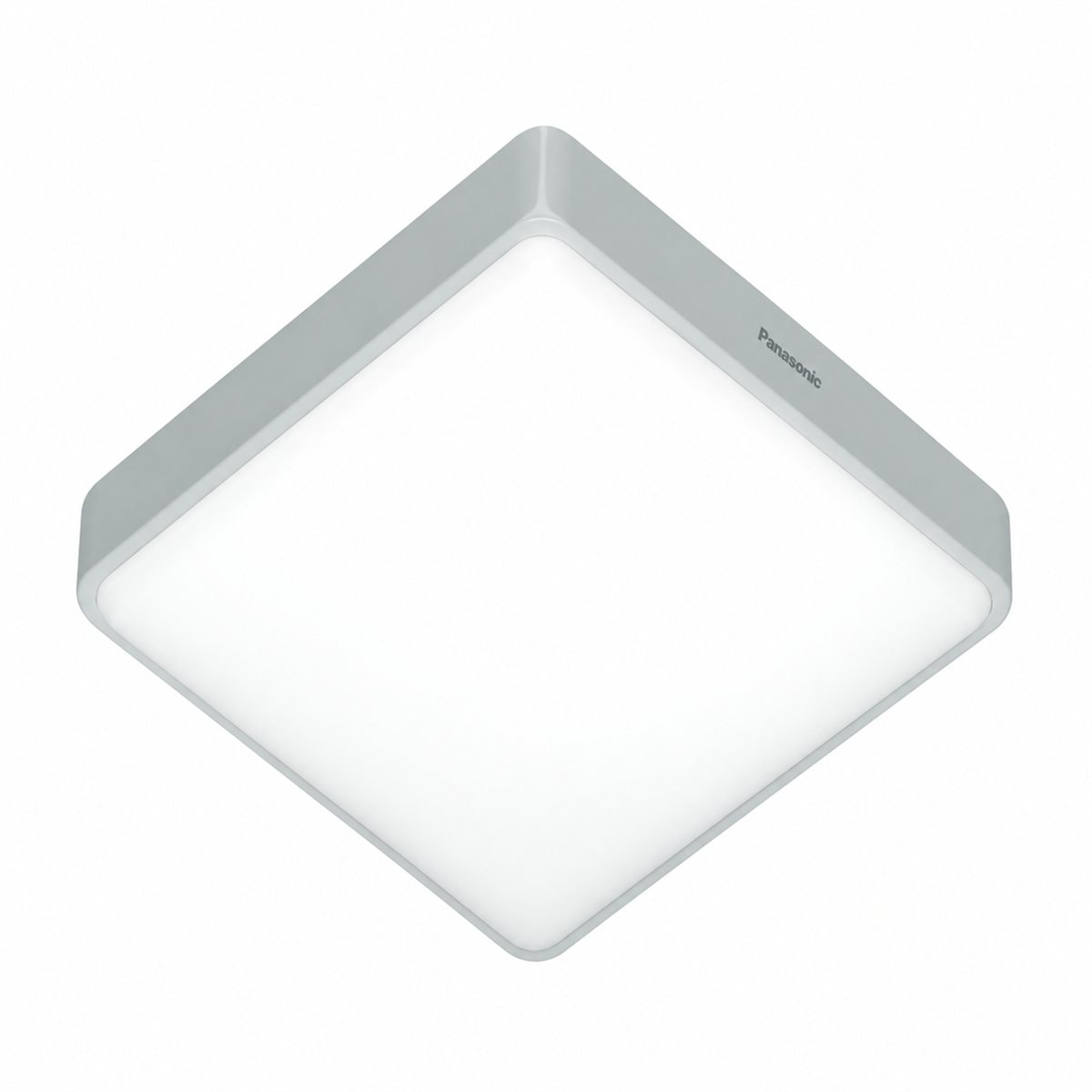 Đèn ốp nổi tràn viền Nancy vuông Panasonic trên nền trắng, ảnh sản phẩm chính diện