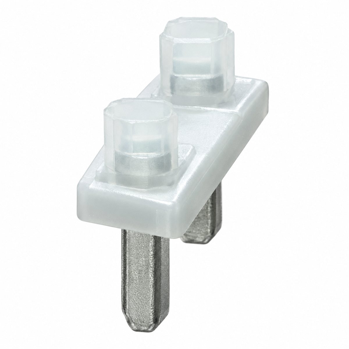 Cầu nối cắm cho cầu đấu Schneider trên nền trắng, ảnh sản phẩm chính diện