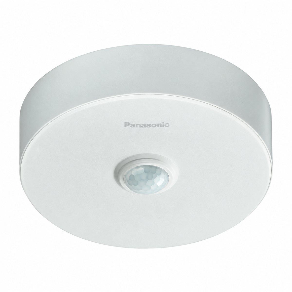 Cảm biến gắn trần cao (lắp đặt đến 12.7m) Panasonic trên nền trắng, ảnh sản phẩm chính diện