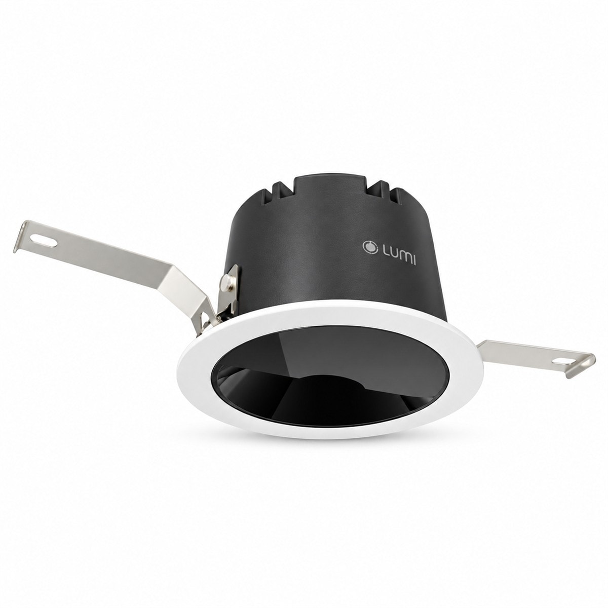 Đèn Spotlight âm trần 12W chiếu trải 40° Tunable white Lumi trên nền trắng, ảnh sản phẩm chính diện