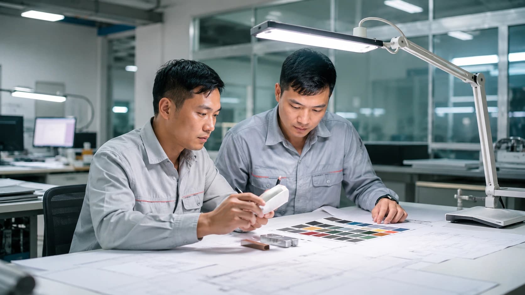 Độ đồng đều ánh sáng trong văn phòng nhà máy
