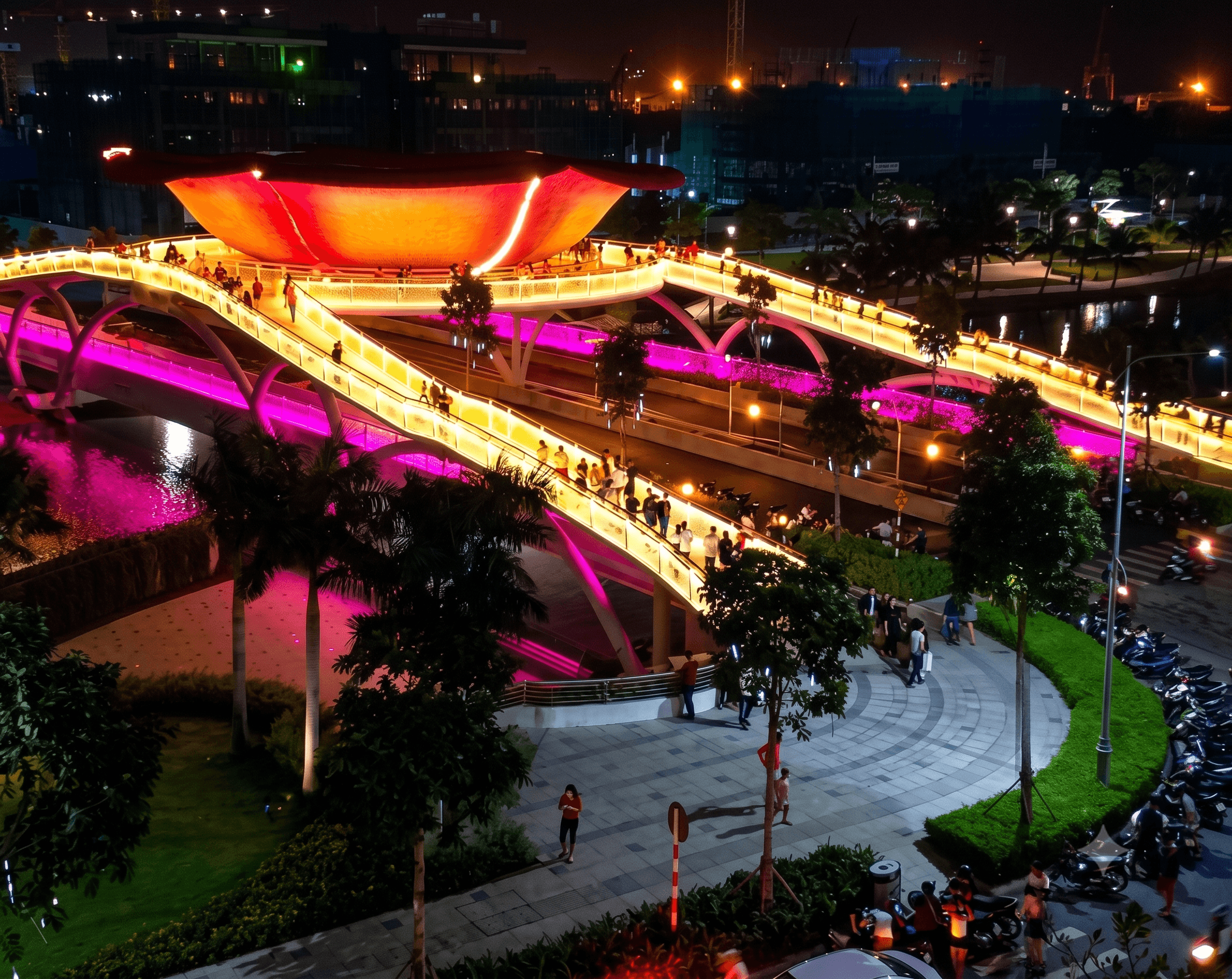 Cầu Hoa đi bộ Sala