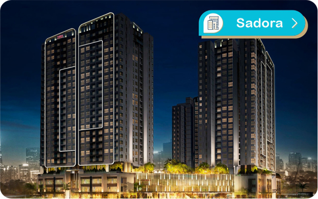 Dự án căn hộ cao cấp Sadora sử dụng đèn LED cao cấp OSRAM