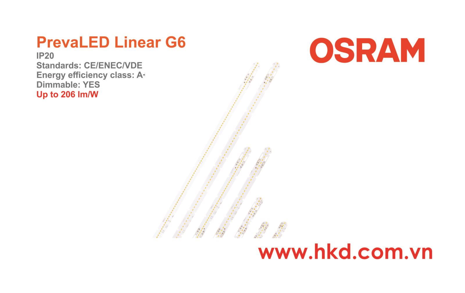 Đèn LED thanh PrevaLED Linear G6 OSRAM