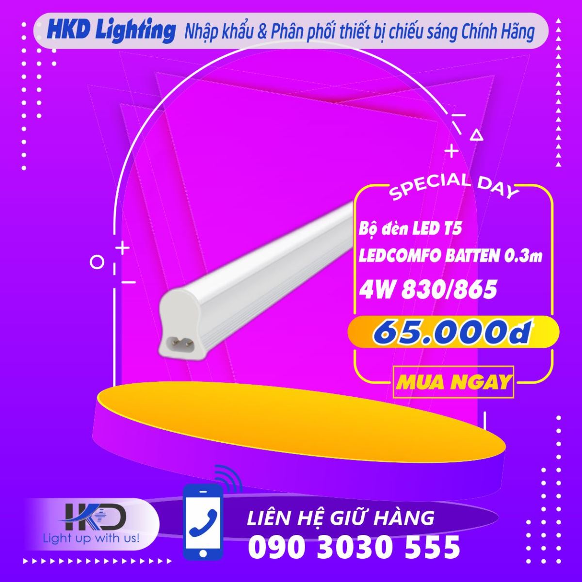 Bộ đèn LED T5 LEDCOMFO BATTEN OSRAM - Lắp đặt dễ dàng, Ánh sáng chất lượng