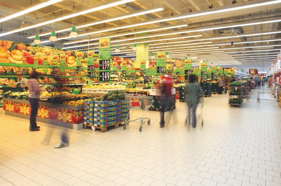 Giải pháp chiếu sáng tối ưu cho cửa hàng, siêu thị mini